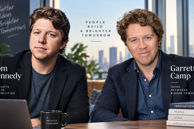 Tom Kennedy and Garrett Camp